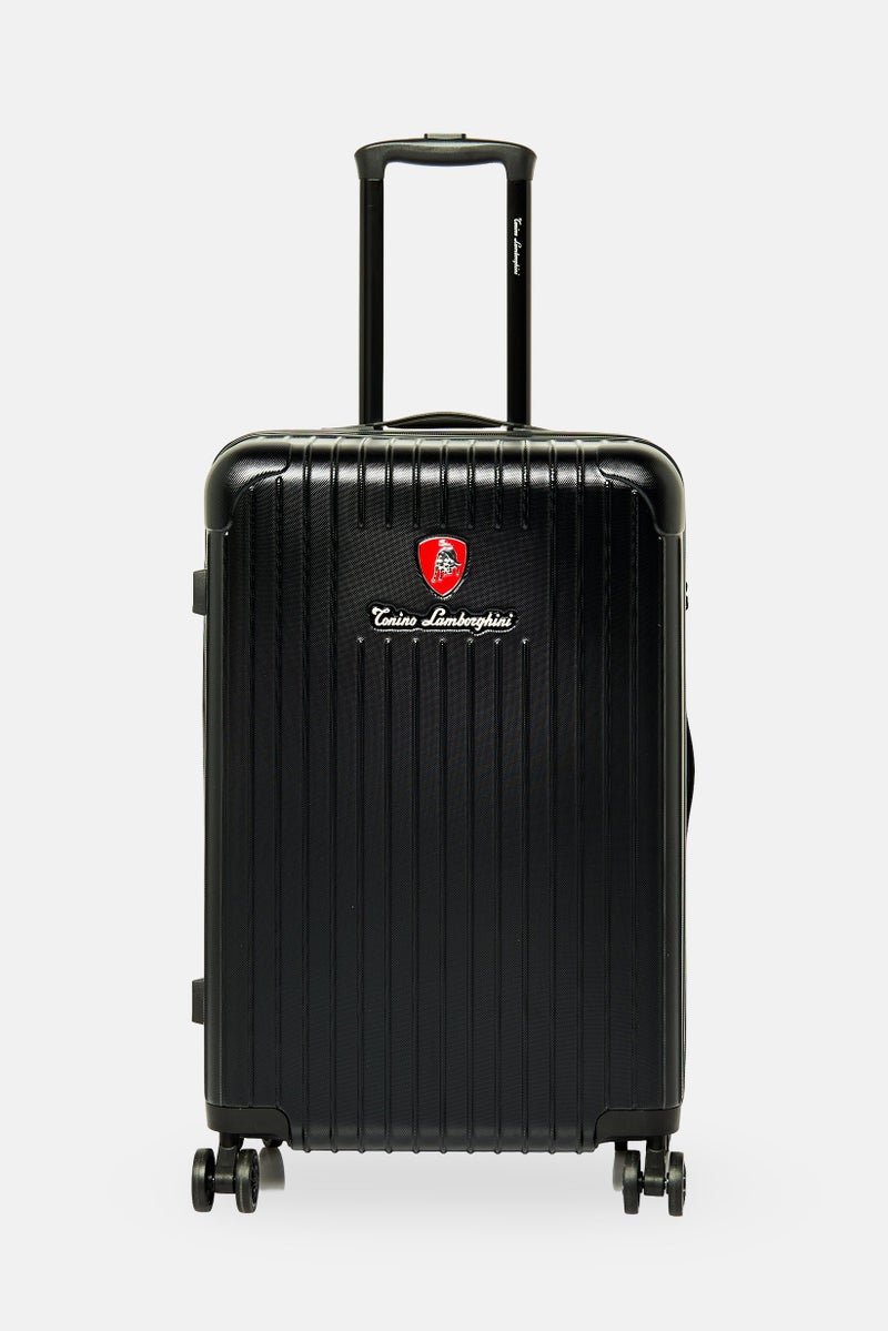 Tonino Lamborghini 25 Inch Expandable Hardshell Cabin Spinner, Black - Image 1
