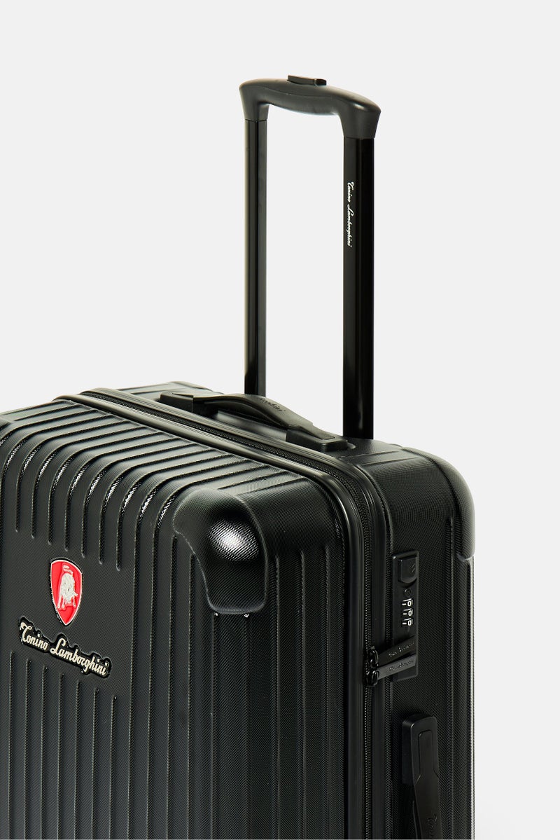 Tonino Lamborghini 25 Inch Expandable Hardshell Cabin Spinner, Black - Image 3