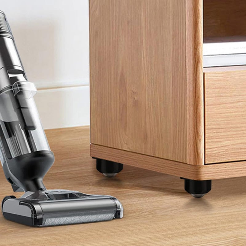 8 قطع من عجلات الكاستر الدوارة الصغيرة ذاتية اللصق مع محامل كرات فولاذية للأثاث وصناديق التخزين - Image 5