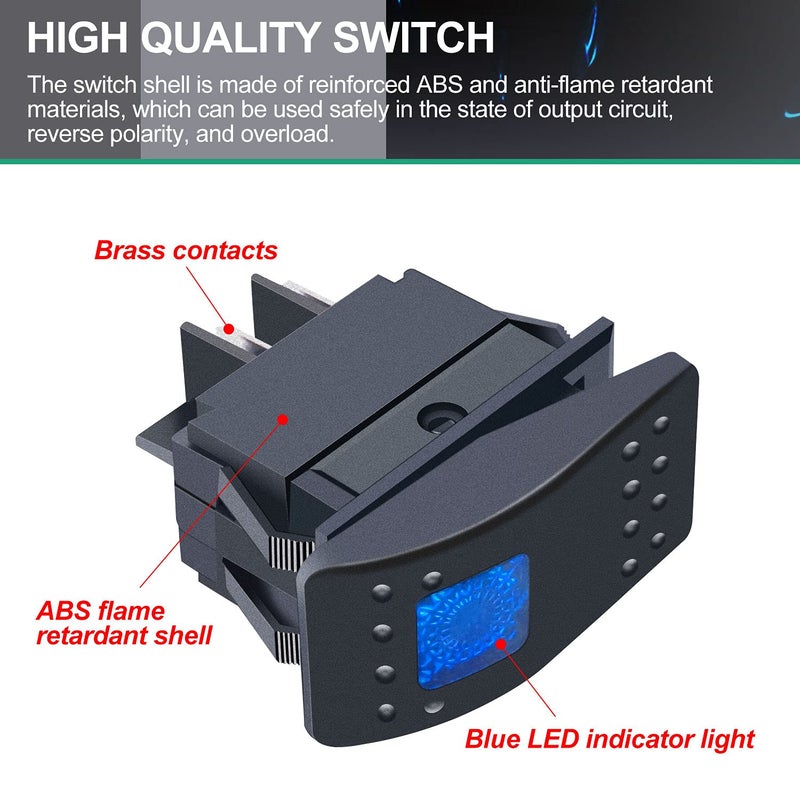 Twidec Marine Boat Illuminated Oscillating Switch - Image 4