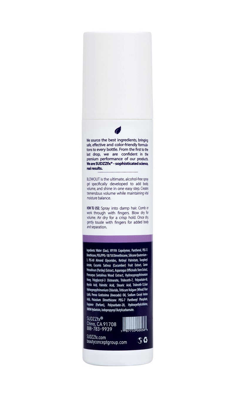 SUDZZFX LIFT Volumizing Gel, 8.5 Fl Oz (Formerly Zephyr) â€“ Spray for Fine Hair Shine & Medium Hold â€“ Thickening Formula for Men & Women - Image 2