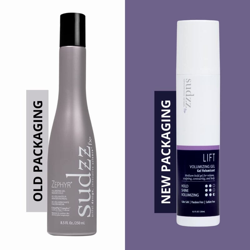 SUDZZFX LIFT Volumizing Gel, 8.5 Fl Oz (Formerly Zephyr) â€“ Spray for Fine Hair Shine & Medium Hold â€“ Thickening Formula for Men & Women - Image 3