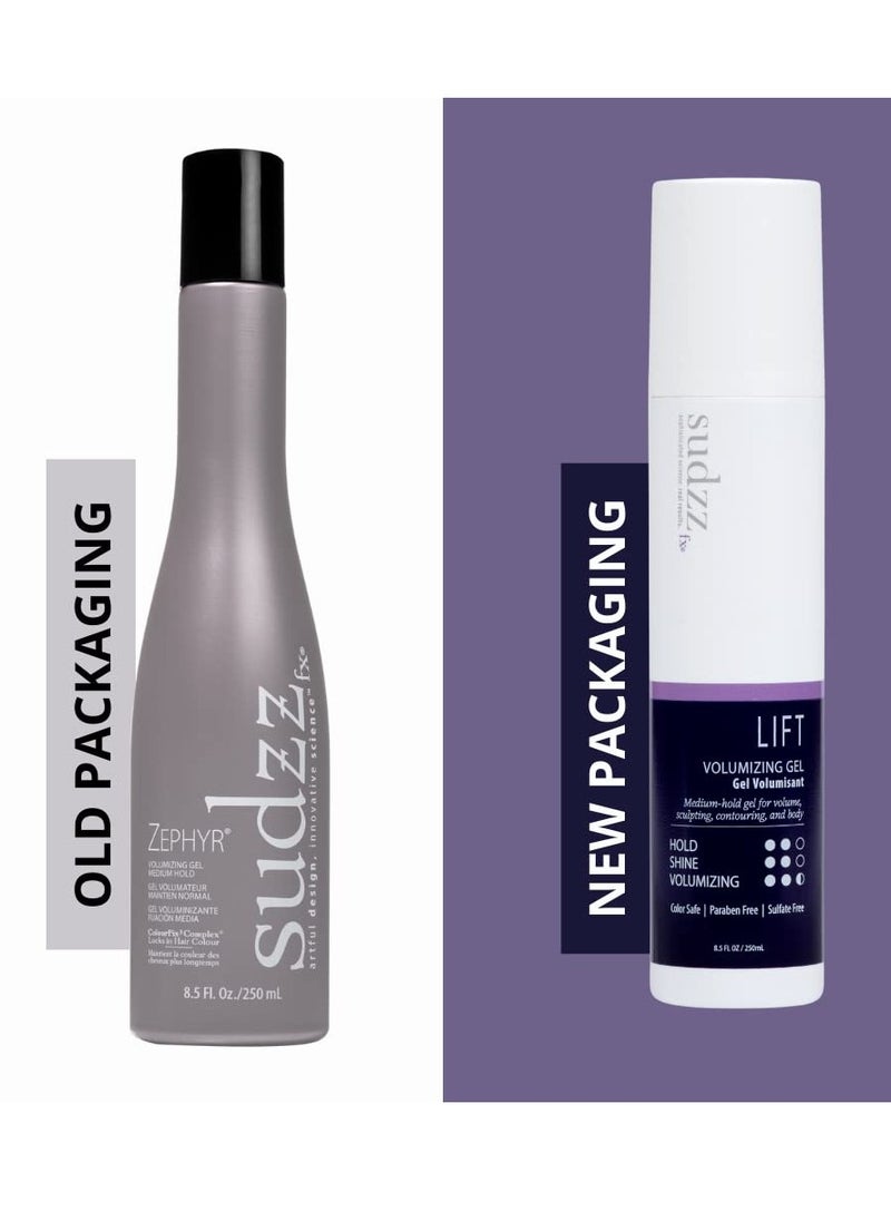 SUDZZFX SUDZZFX LIFT Volumizing Hair Gel, 8.5 Fl Oz (Formerly Zephyr) - Hair Spray For Fine Hair Shine Medium Hold - Hair Thickening Spray - Natural Hair Gel - Hair Gel for Men & Women  - Image 2
