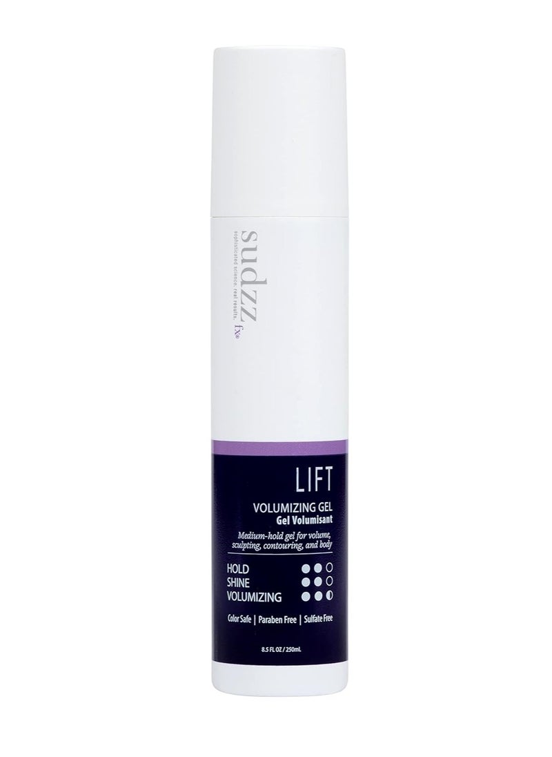 SUDZZFX SUDZZFX LIFT Volumizing Hair Gel, 8.5 Fl Oz (Formerly Zephyr) - Hair Spray For Fine Hair Shine Medium Hold - Hair Thickening Spray - Natural Hair Gel - Hair Gel for Men & Women  - Image 1