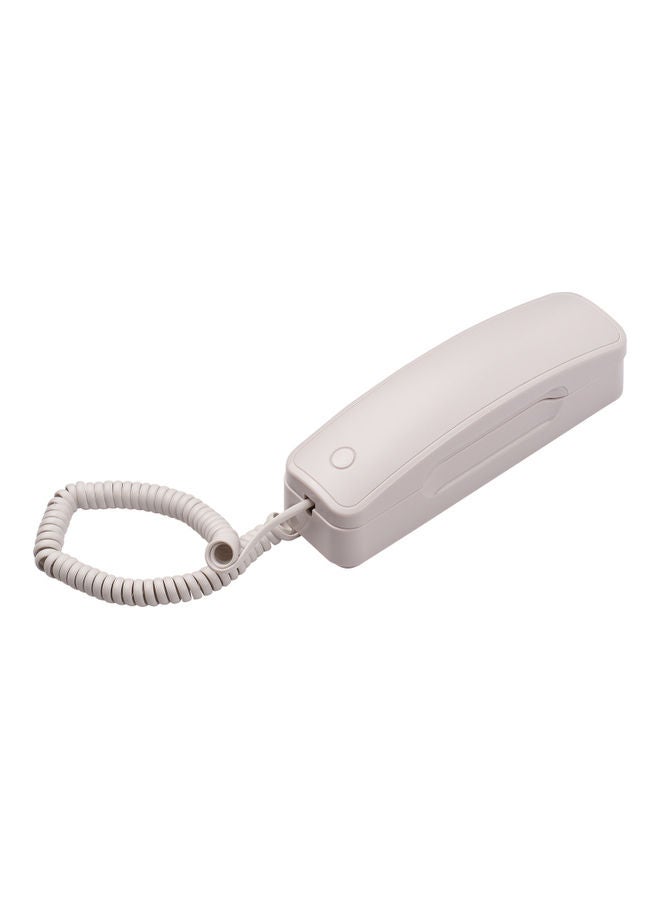 NIBEMINENT Wall-Mounted Wired Telephone Base Station White - Image 1