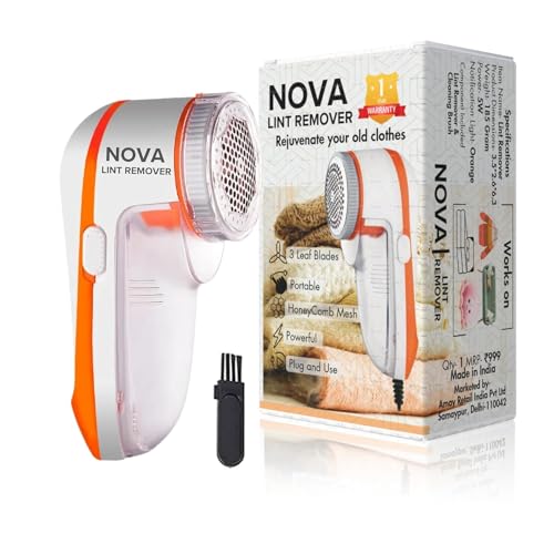 Nova Lint Remover for Clothes - Fabric Cleaner Tint and Dust Remover | 1 Year Warranty - Image 1