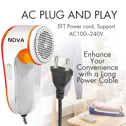 Nova Lint Remover for Clothes - Fabric Cleaner Tint and Dust Remover | 1 Year Warranty - Image 5