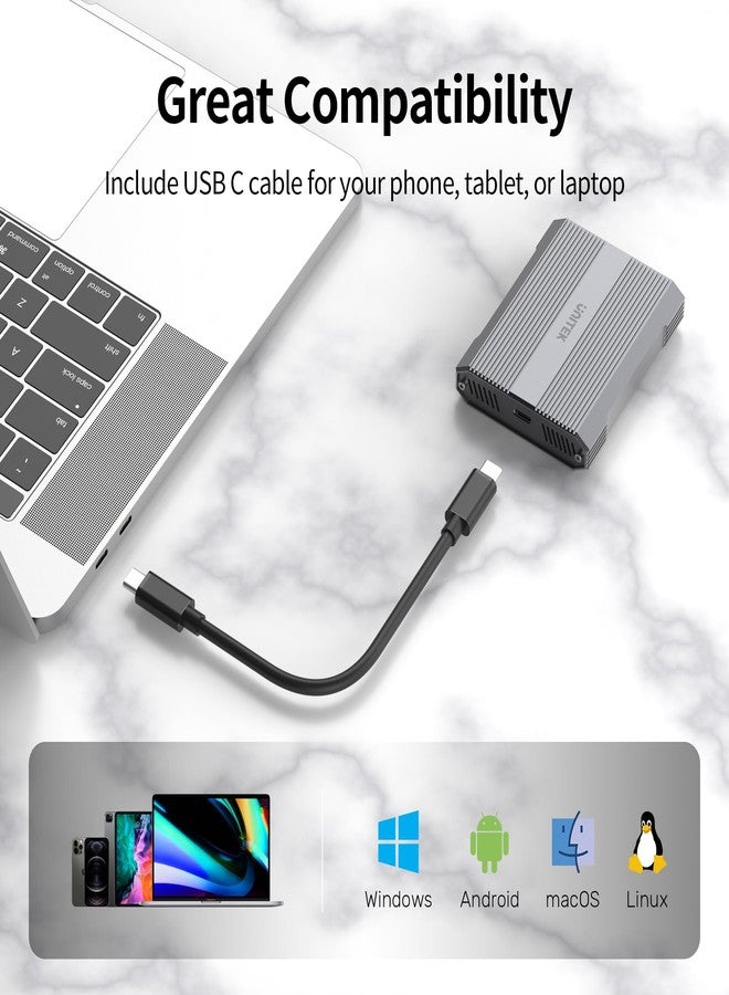 UNITEK 10Gbps CFexpress Type B and SD4.0 Card Reader, USB 3.1 Gen 2 Dual Slot CFexpress Reader, Portable CFexpress Type B/SD Memory Card Reader, Plug and Play, Compatible with Windows/Mac/Linux/Android - Image 4