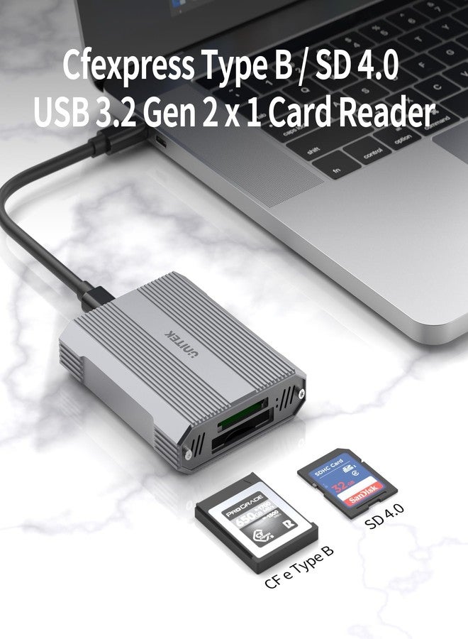 UNITEK 10Gbps CFexpress Type B and SD4.0 Card Reader, USB 3.1 Gen 2 Dual Slot CFexpress Reader, Portable CFexpress Type B/SD Memory Card Reader, Plug and Play, Compatible with Windows/Mac/Linux/Android - Image 5
