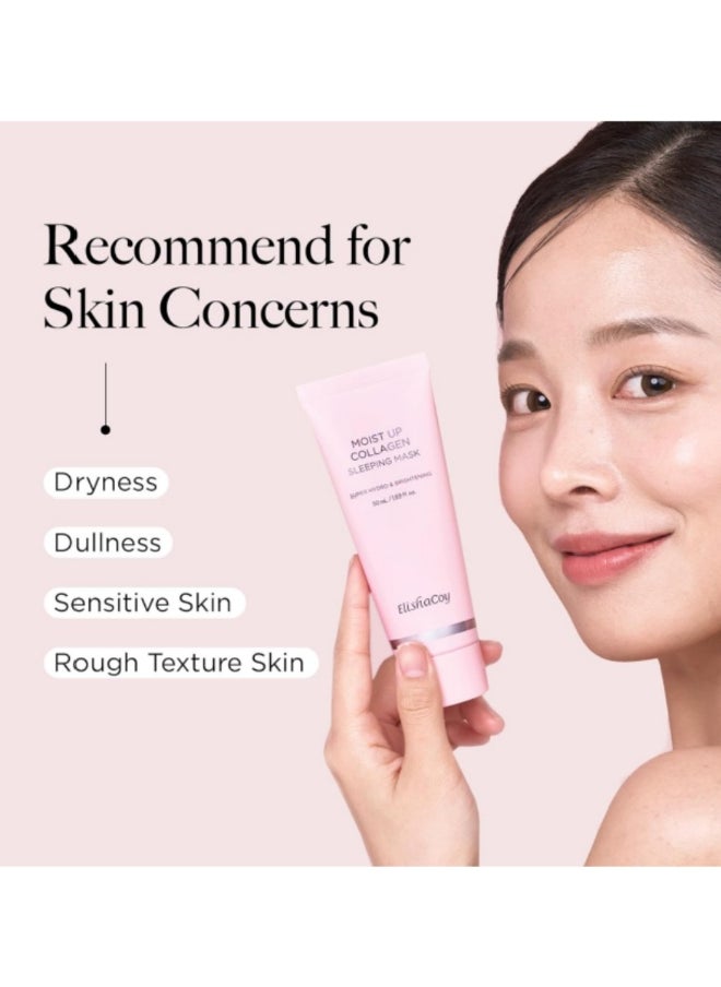 elishacoy - Sleeping mask with special collagen to moisturize the skin from Elishacoy 50 ml 2pcs - Image 1