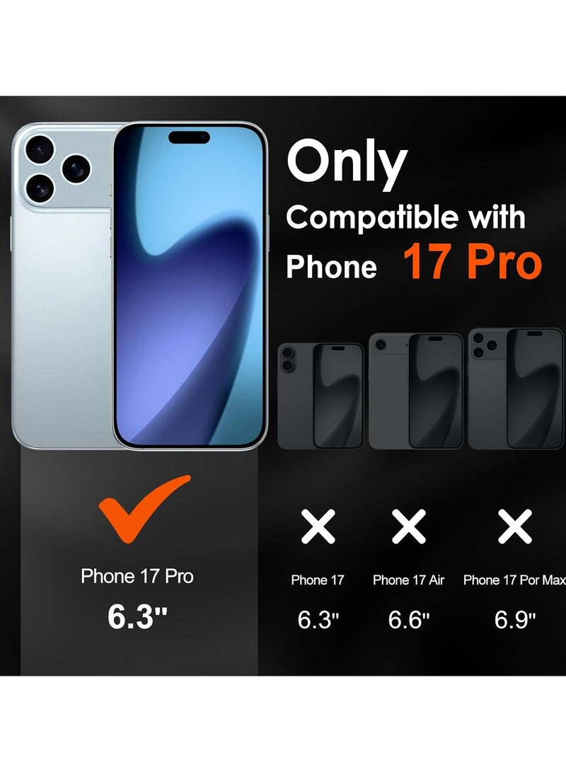 1 Pack iPhone 17 Pro Privacy Screen Protector,SHigh hardness Tempered Glass Film,Anti-Scratch Case Friendly - Image 2