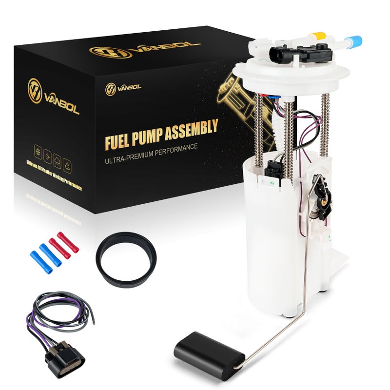 VANBOL Electric Fuel Pump Module Assembly Compatible with Chevy Suburban 1500 2000 2001 GMC Yukon XL V8 53L 60L with Pressure Sensor O Ring Wire Replace E3509M P74836M 67308 FG0105