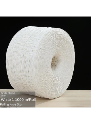 Single Strand 1mm White 1000 M/roll