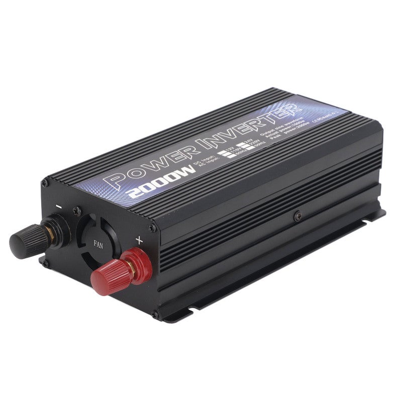 Rohs Car Power Inverter Solar Power Universal Aluminum Alloy Low Noise Modified Sine Wave Inverter for Multipurpose Charging 2000W - Image 2