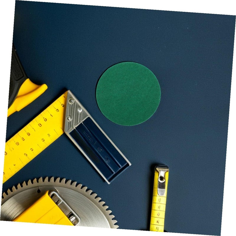 12 Pack Green Felt Adhesive Pads 94mm Air Hockey Pusher Replacement Set for Game Room - Image 5