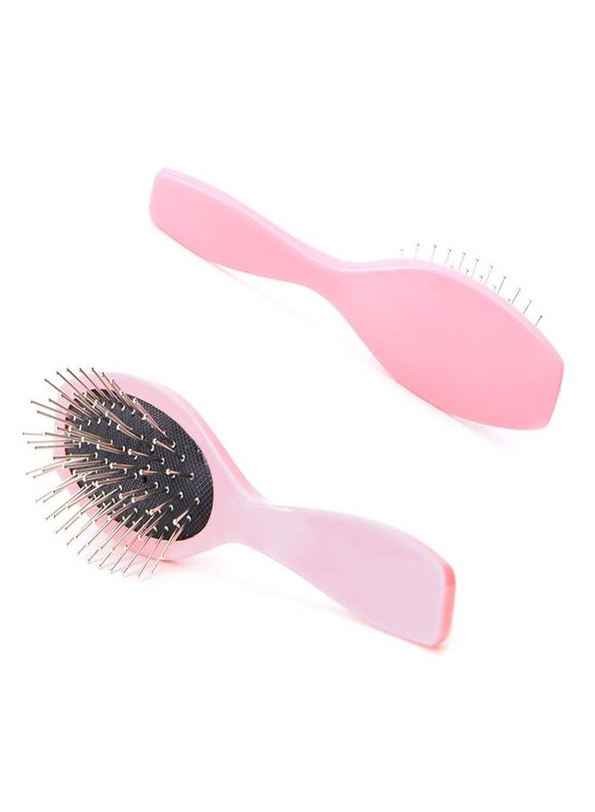 BLUSHIA Cushion Hair Brush, Anti-static ball tips, for Grooming, Straightening, Detangling Hair, Ideal for Men (Pink Color) - Image 1