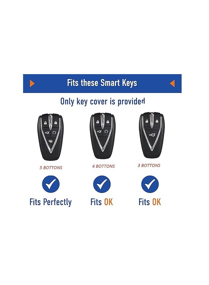 OUYoo غطاء مفتاح OUYoo لشانجان من مادة TPU مع غطاء وسلسلة مفاتيح لـ UNI UNI-T CS75 Eado Plus UNI-K CS85 Alsvin UNI-V0 CS95 CS35. (أزرق) - Image 2