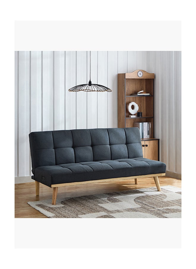 Home Box - Odin 3-Seater Fabric Sofa Bed with USB Port 177 x 89 x 78 cm - Image 1
