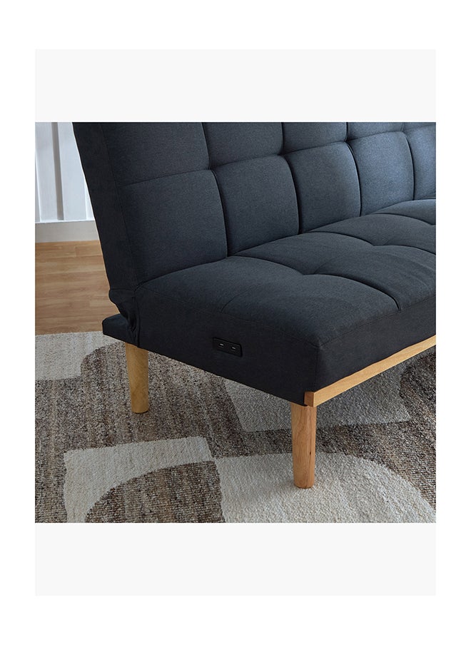 Home Box - Odin 3-Seater Fabric Sofa Bed with USB Port 177 x 89 x 78 cm - Image 1