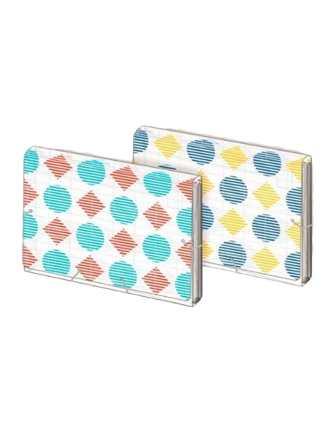 Foldermate A4 Size Britstar Expanding File WIth 13 Divisions And Elastic Closure Assorted Closure - Image 2