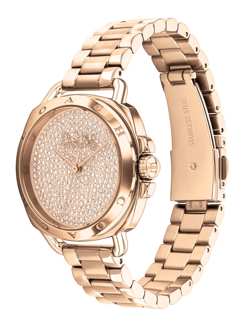 COACH - Tonneau Analog Women's Rose Gold Case Wrist Watch - 14504168 - Image 1