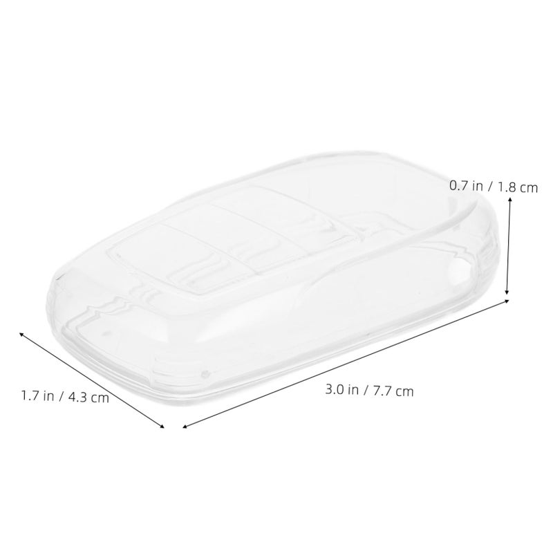 Transparent Silicone Key Cover For Car Key Sleek Minimalist Design Vehicle Elegance - Image 3