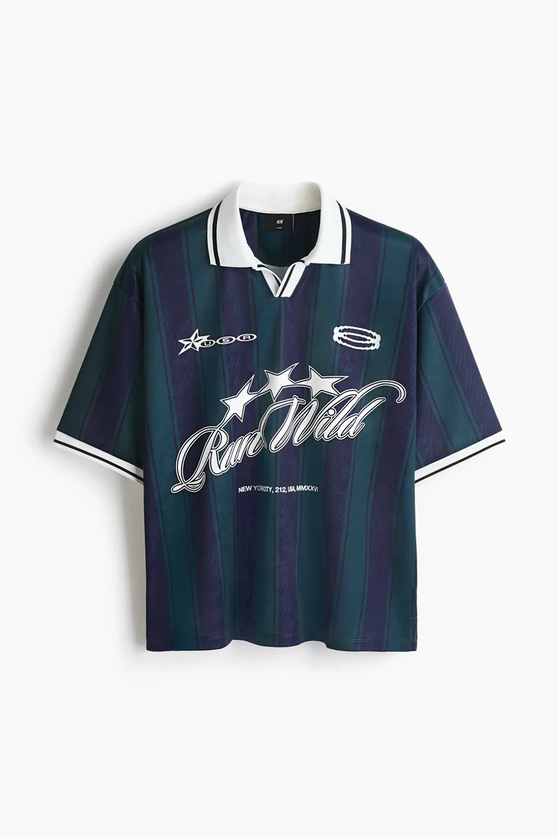 H&M  Loose Fit Football shirt for Men | Best Price UAE