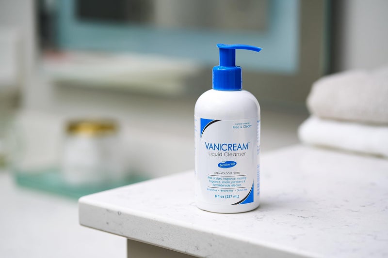 Vanicream منظف سائل فانيكريم - 8 أونصة سائلة - خالي من العطور، تركيبة خالية من الغلوتين للبشرة الحساسة - Image 2