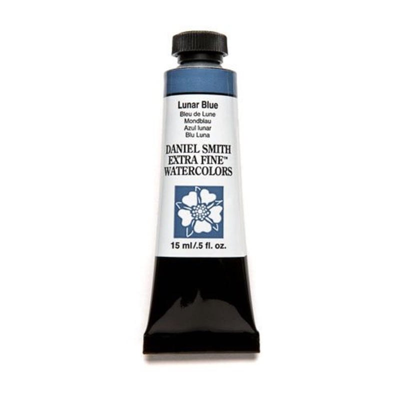 Daniel Smith Extra Fine Watercolor 15ml Paint Tube, Lunar Blue (284600183), 0.5 Fl Oz (Pack of 1) - Image 4