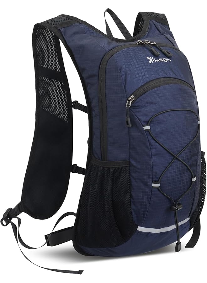 PROMASS حقيبة ظهر للمشي، حقائب سفر خفيفة الوزن ومقاومة للماء للرجال والنساء، حقيبة رياضية قابلة للتعبئة مع كيس ماء للمشي والتخييم - Image 1