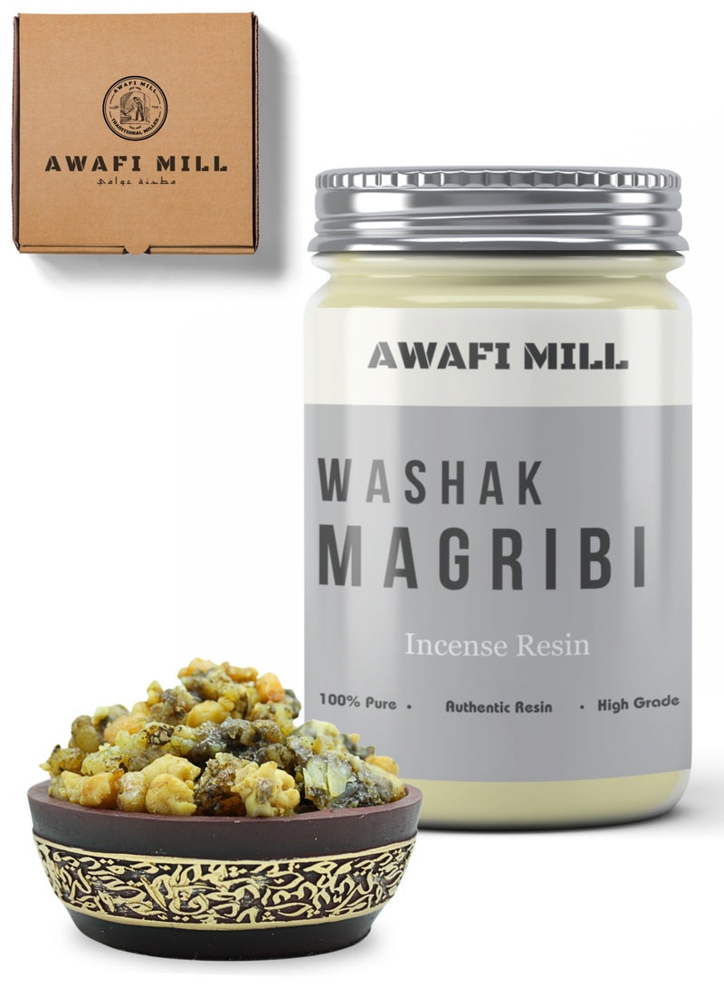 Awafi Mill Washak Magribi Frankincense Resin | Authentic Moroccan Galbanum Incense  - Image 1