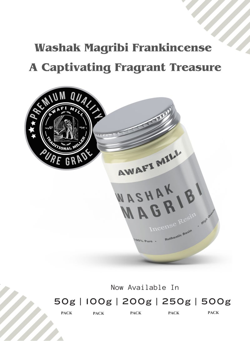 Awafi Mill Washak Magribi Frankincense Resin | Authentic Moroccan Galbanum Incense  - Image 4
