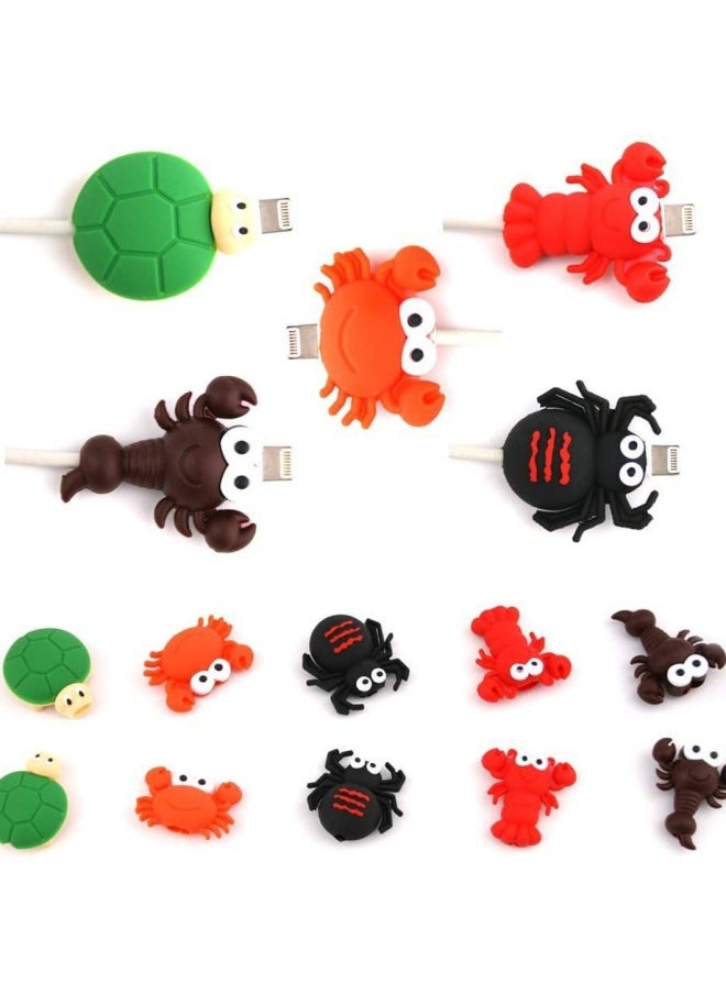 Generic - Applicable To For Apple Android Data Cable Protective Cover Charging Cable Protective Cover-Color:Big Ears Dog - Image 1