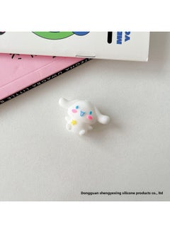 Applicable To For Apple Android Data Cable Protective Cover Charging Cable Protective Cover-Color:Big Ears Dog