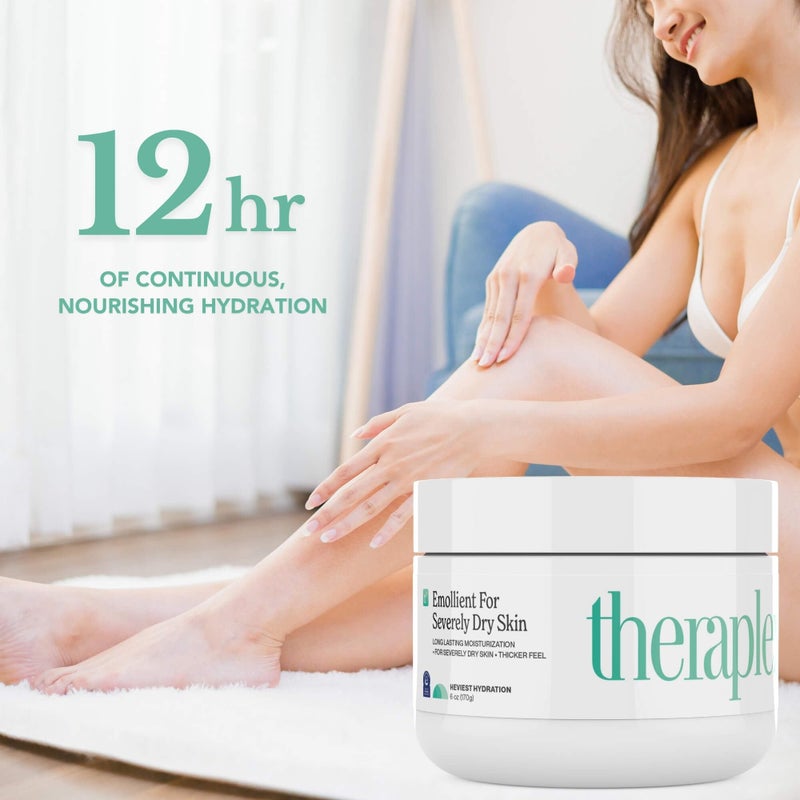 Theraplex كريم ثيرابلكس المرطب للبشرة الجافة - خالي من البارابين أو المواد الحافظة، غير كوميدوغيني، خالي من العطور، موصى به من قبل أطباء الجلد - كريم مرطب يدوم طويلاً وأثقل ترطيب (6 أونصات) - Image 5