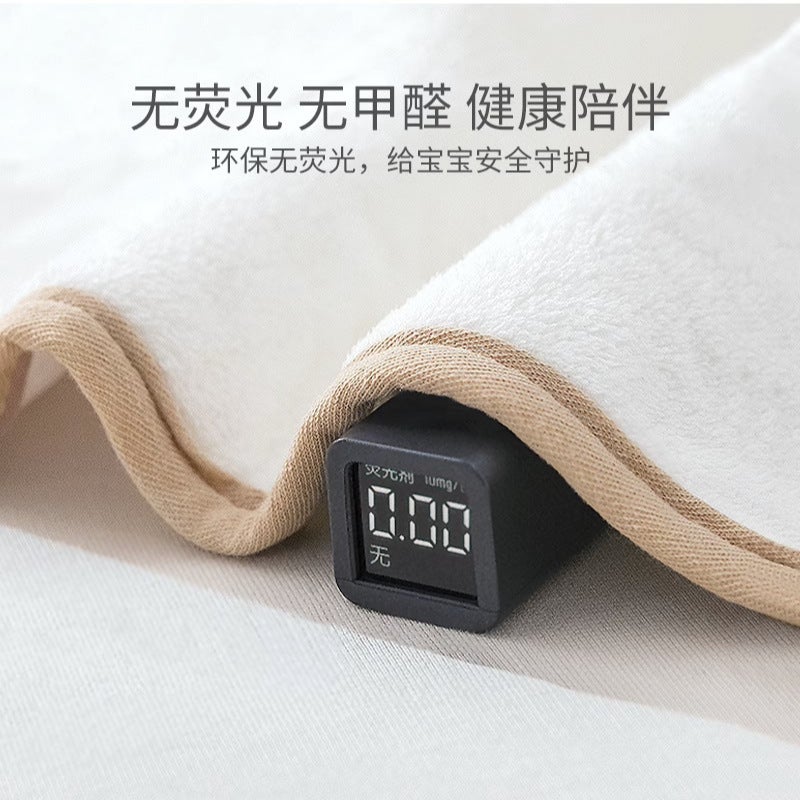 Children'S Washcloth Baby Embroidered Saliva Towel Kindergarten Face Towel Waterproof Bib Infant Bib Multi-Purpose - Image 5