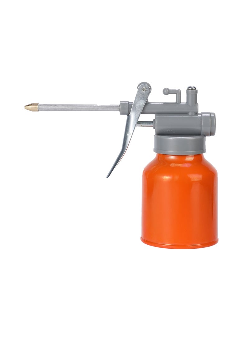 لوازم زجاجة زيت بلون برتقالي | علبة آمنة من الستيل المجلفن لاختراق الزيت مع طرف بخاخ زيت معدني بلون برتقالي| خزان زيت روبوت مع مقبض - Image 1