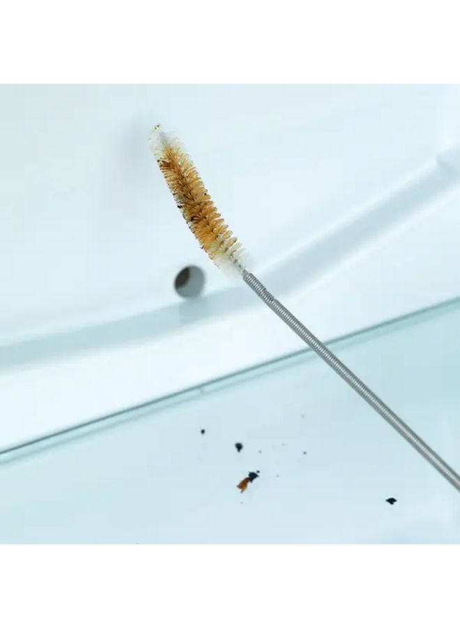 39.39 Inch Fridge Air Conditioner Drain Hole Cleaning Brush White Slim Brush Head Unclog Drain Holes Remove Water Dirt Household Appliance Cleaning Must Have - Image 1
