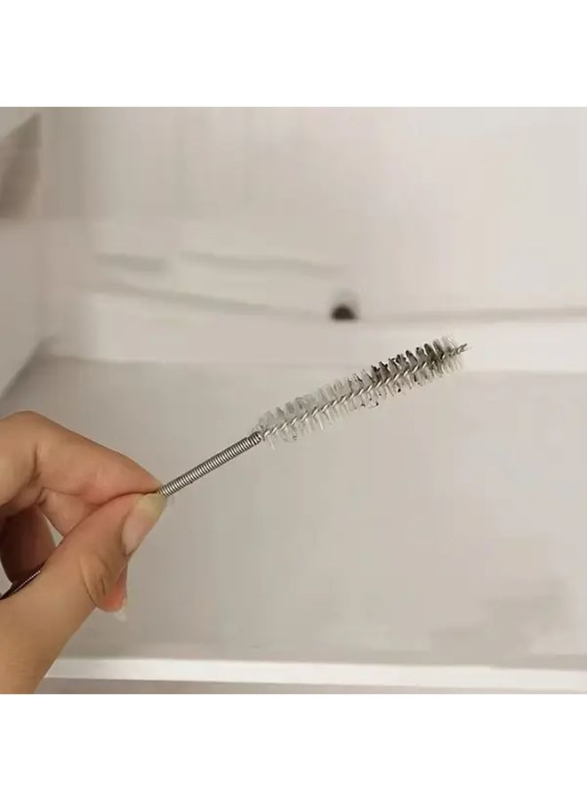 39.39 Inch Fridge Air Conditioner Drain Hole Cleaning Brush White Slim Brush Head Unclog Drain Holes Remove Water Dirt Household Appliance Cleaning Must Have - Image 2