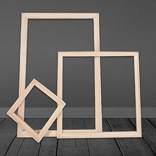 QIAOJUNMING Practical Blank Wooden Frame For 5D & Canvas Oil Painting Nature DIY Art Frame Picture Inner Frame Home Decor(30x40cm) - Image 4