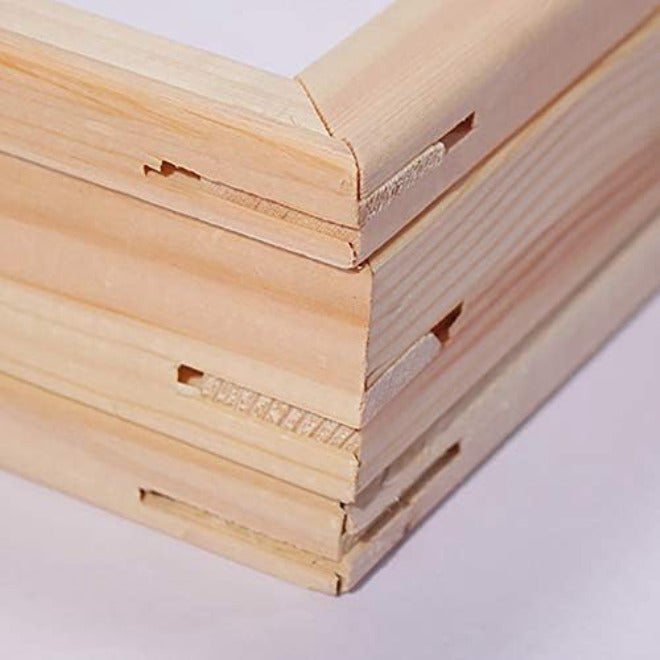 QIAOJUNMING Practical Blank Wooden Frame For 5D & Canvas Oil Painting Nature DIY Art Frame Picture Inner Frame Home Decor(30x40cm) - Image 5