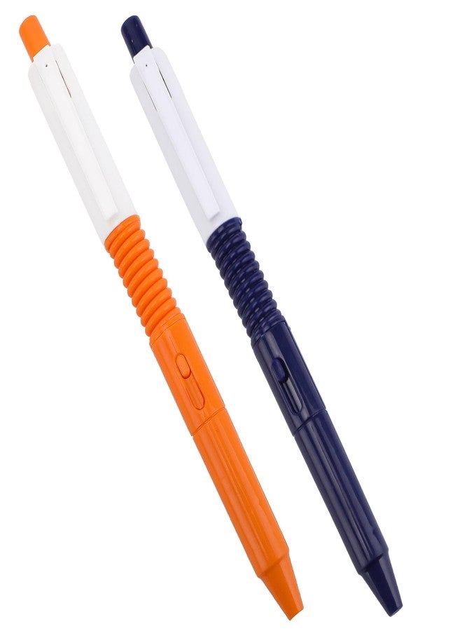Gallipower 2pcs Pen that Sprays Water,2 in 1 Funny Prank Retractable Pens for Pranks Tricks, Writing and Spraying(Blue+Orange - Image 1