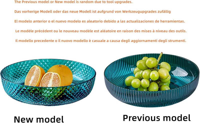 Zcooooool وعاء فواكه زكول أنيق التصميم سلة فواكه من البلاستيك الغذائي فائق المتانة - Image 3