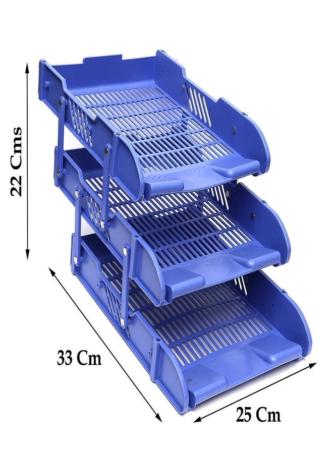Divinezon Multi-Function Desk Organizer Container Jewelry Lder Storage Case | 27 X 27 X 20 Cm | White - Plastic - Image 2