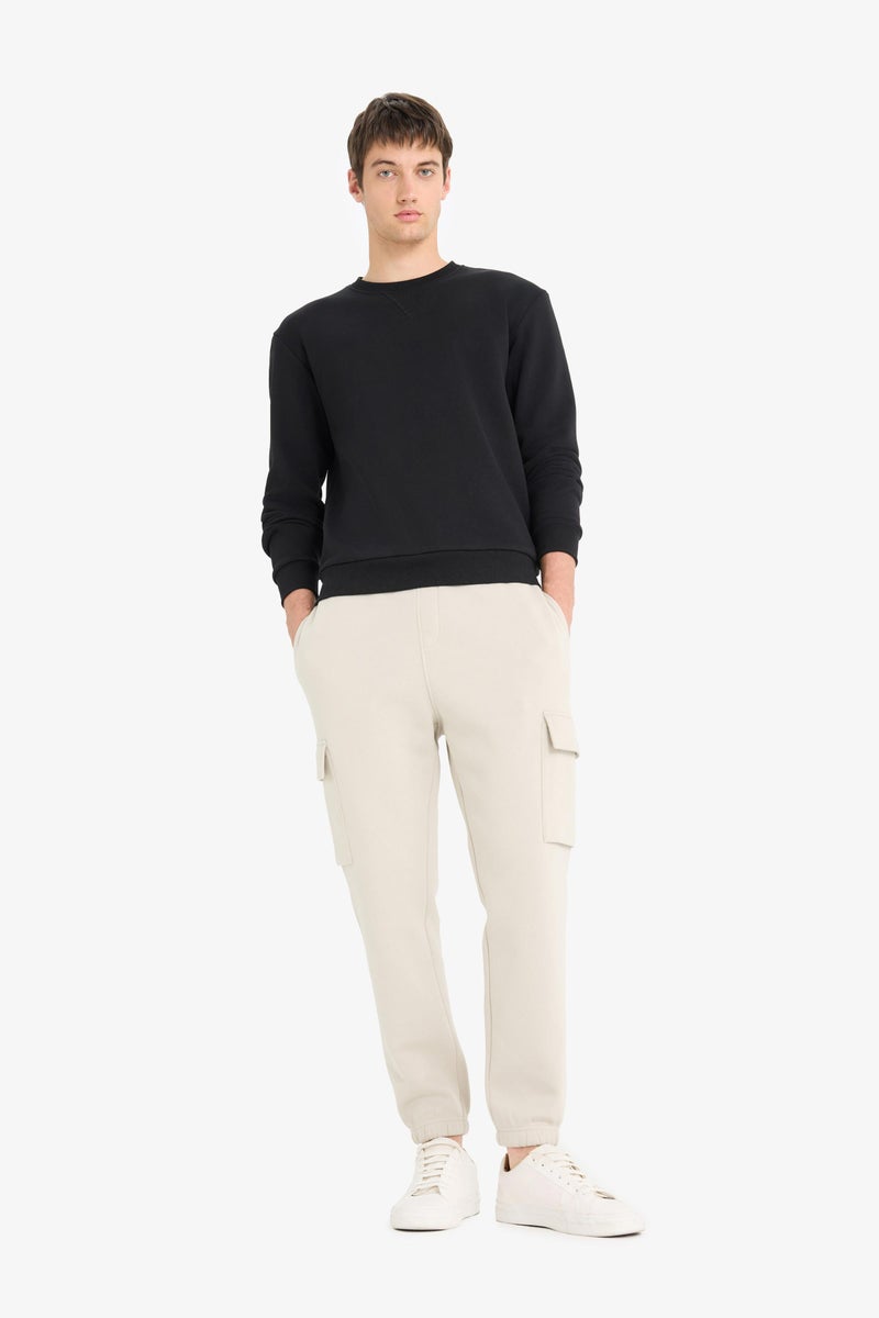 DeFacto Beige Man Regular Fit Cargo Pants Casual - Image 1