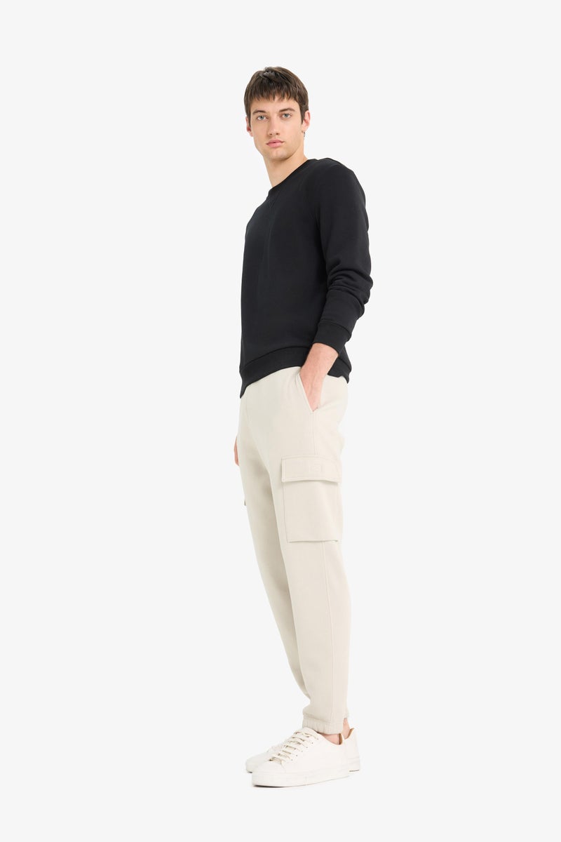 DeFacto Beige Man Regular Fit Cargo Pants Casual - Image 3