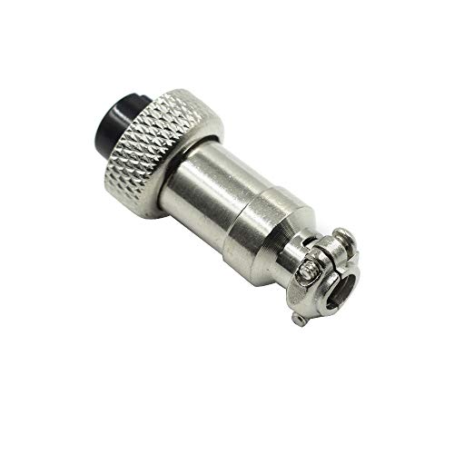 Hxchen 3 Pin Metal Male Female Panel Connector 12mm GX12-3P Silver Aviation Plug - (2 Sets) - Image 5