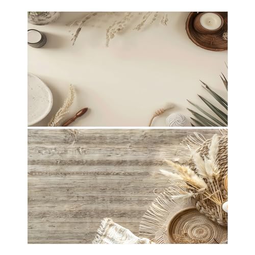 HomeArt Sheet 2 in 1 Product Photography Backdrop 3D Flat Lay Tabletop Double-Sided 20x29 Photo Background PVC Wrinkle Free for Small Products Food, Cosmetics Shoot (Combo 5) - Image 1