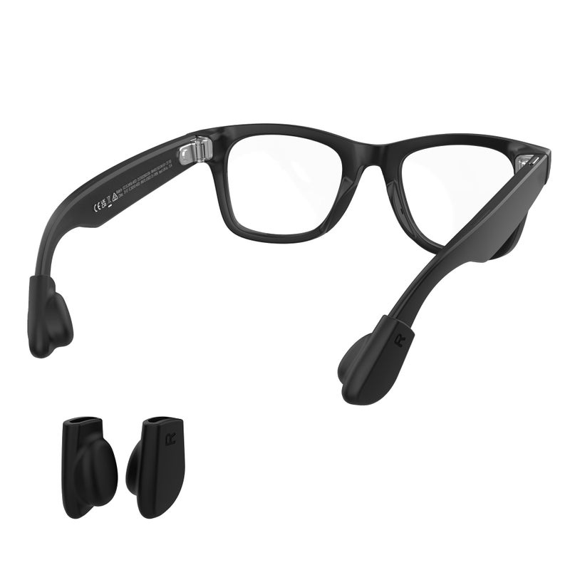 RCstyle HiBloks Eyeglass Ear Grip for Ray-Ban Meta Wayfarer/Skyler/Headliner Gen 2 Smart Glasses Accessories, Anti-Slip Silicone Eye Glasses Ear Grippers for Meta Gen 2 Smart Sunglasses Ear Cushion (1 Pairs) - Image 1