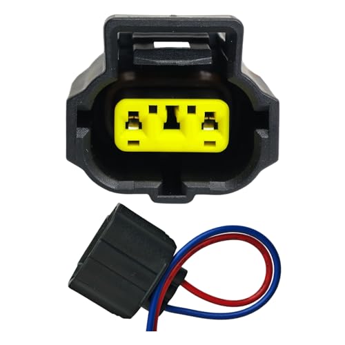 AUOSTMO Alternator Regulator Connector Pigtail Plug Harness OE WPT118 1U2Z14S411TA Compatible with Ford EscapeFocusF150F250F350F450F550EdgeMustangTransitE150E250E350E450 LincolnMercury - Image 1